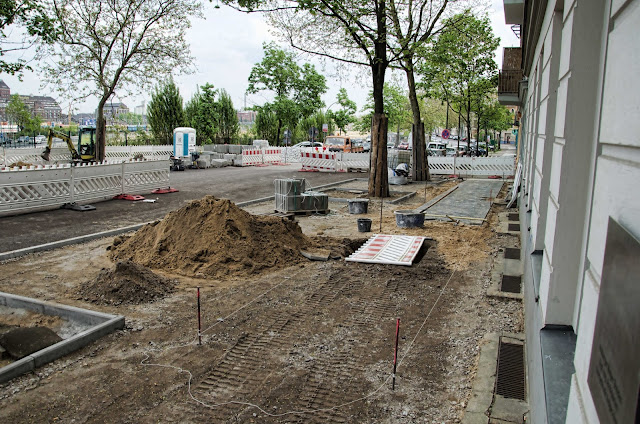 Baustelle Straßenbauarbeiten, Siemensstraße / Beusselstraße, 10551 Berlin, 23.04.2014