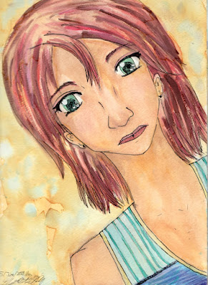  Summer Lady - watercolour practice by NekoMarik on deviantART