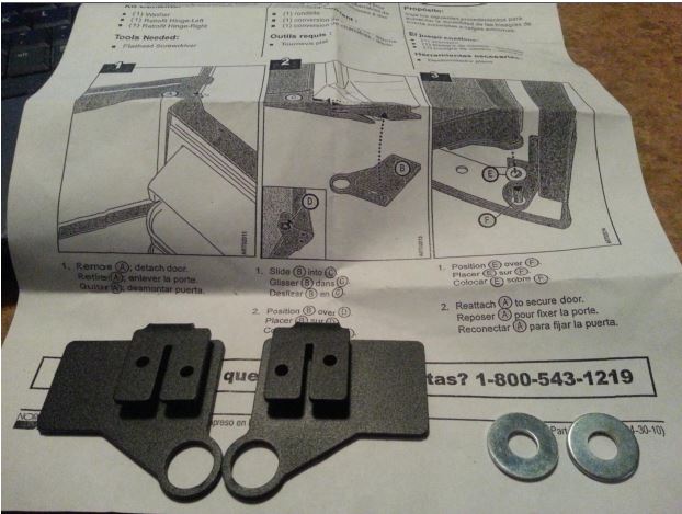 Norcold Refrigerator Door Hinge Repair Kit