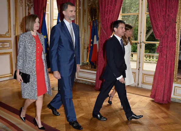Lunch hosted by french Prime Minister Manuel Valls at the Hotel Matignon 