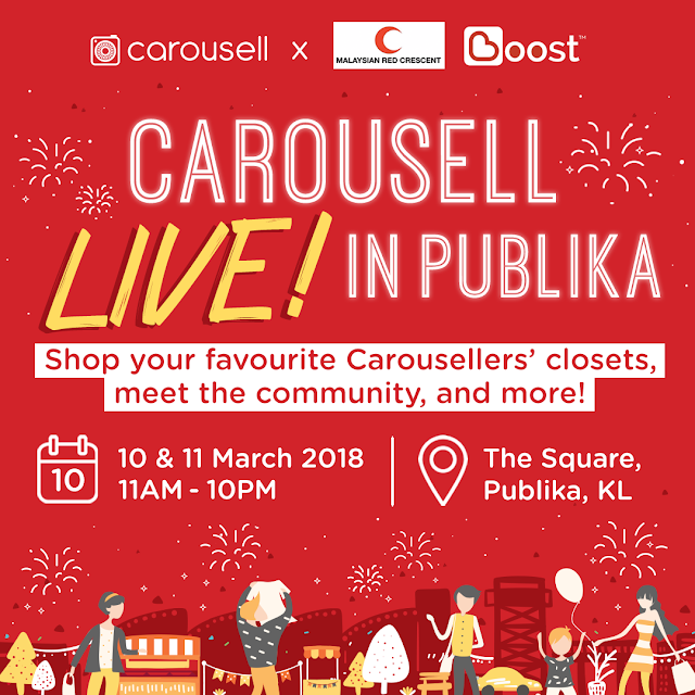 CAROUSELL LIVE! TO RAISE FUNDS FOR THE  MALAYSIAN RED CRESCENT SOCIETY