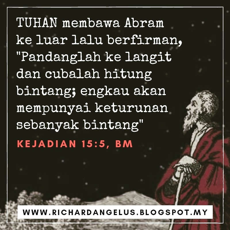 Richard Angelus Legacy Angelus Quote Allah Berfirman Abraham Memandang Abraham Percaya Allah Berkenan