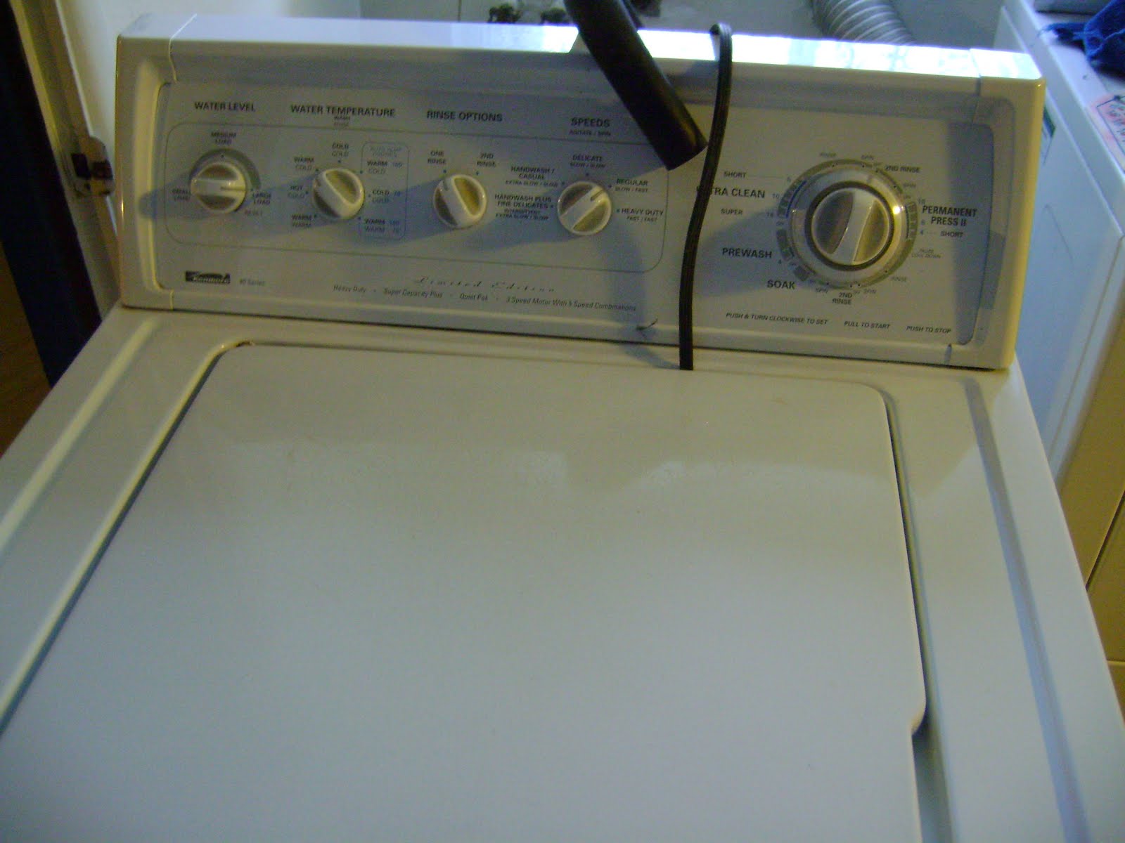 Ramblings R.I.P. Kenmore appliance