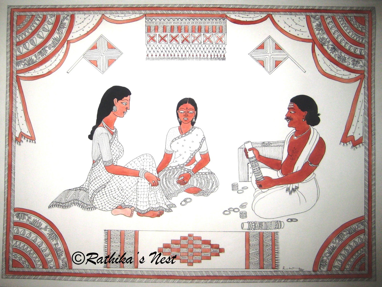 Rathika's Nest Bangle Seller (வளையல் வியாபாரி)