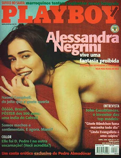 23 Fotos da Alessandra Negrini pelada Playboy de Abril 2000 clik para ver Alexandra e Mariana