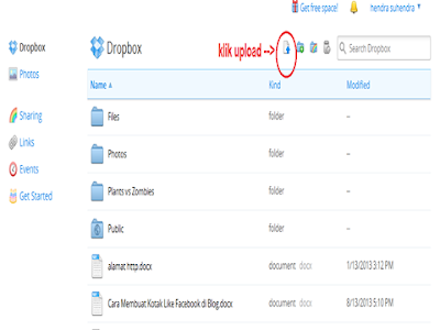 Cara Menyimpan File Online di Dropbox