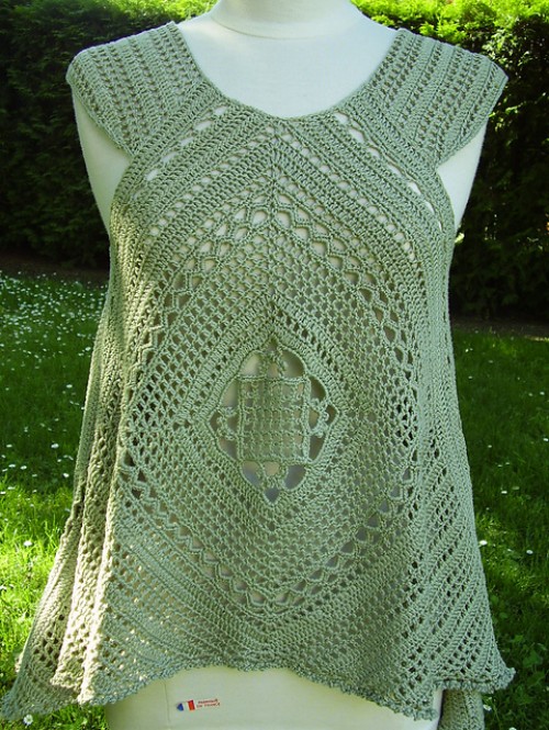 Beautiful Skills Crochet Knitting Quilting Lacy Swing Top Free