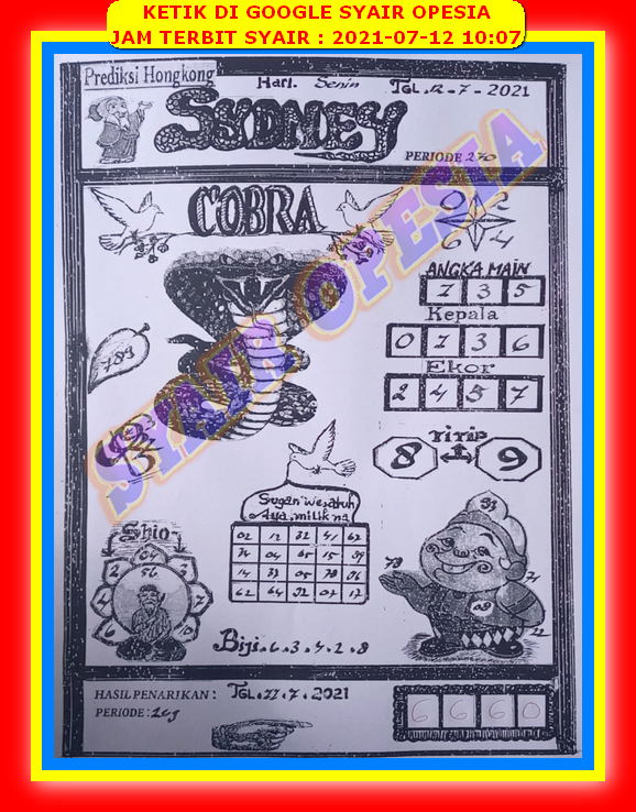 Syair Sdy Hari Ini Senin 12 Juli 2021 Opesia Official Syair Sdy Hari Ini Senin 12 Juli 2021 Opesia Official