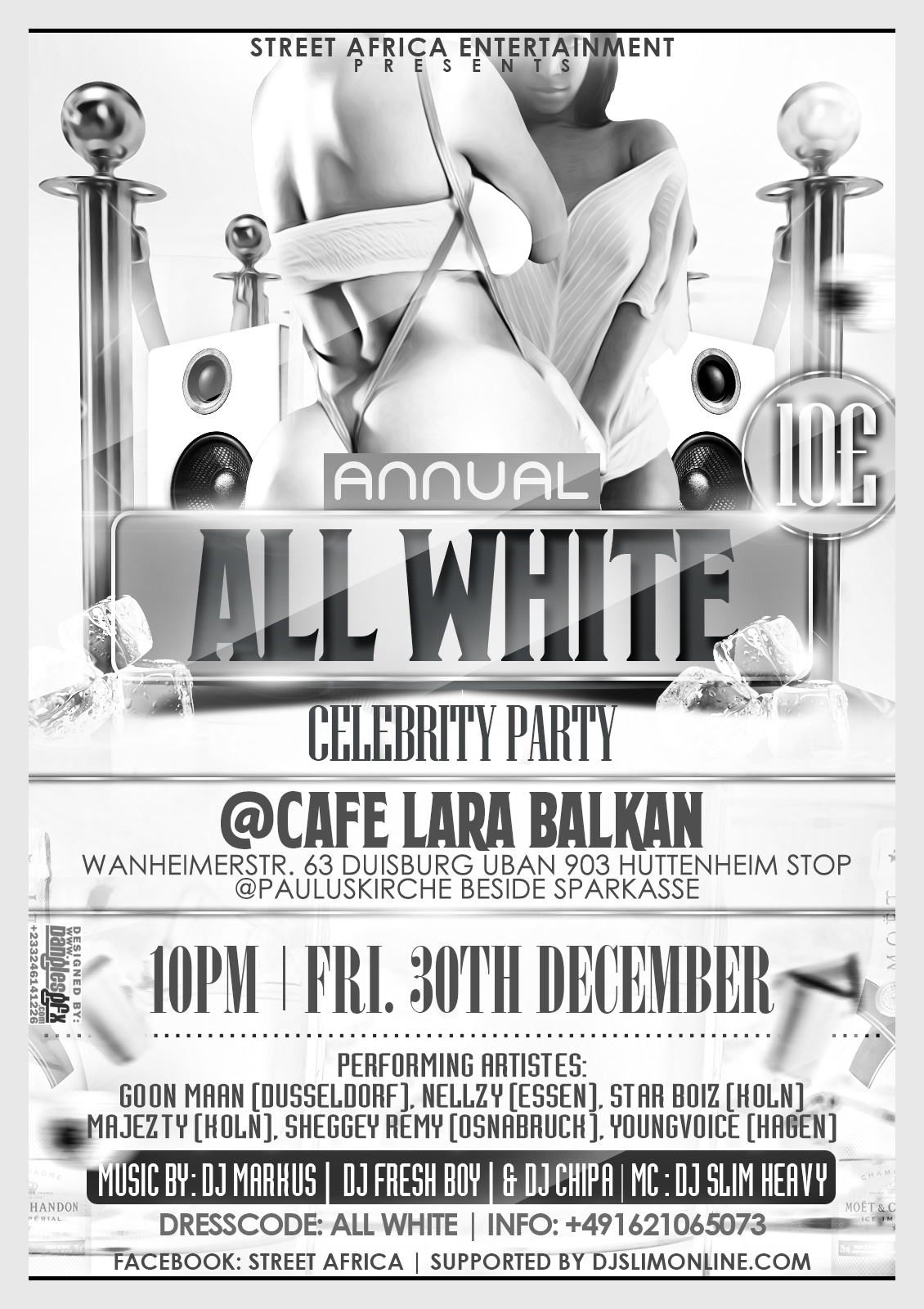 all white party flyer designed by dangles graphics all white party flyers