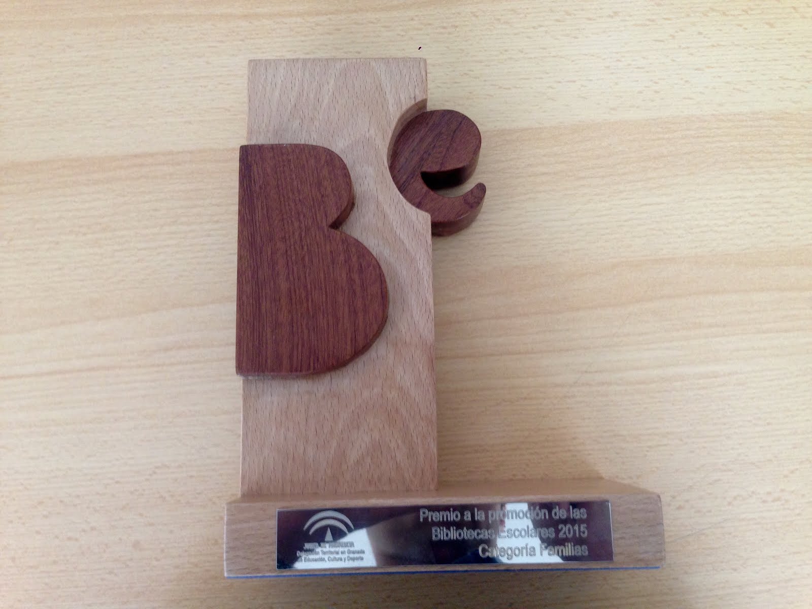 Premio a la promoción de las Bibliotecas Escolares 2015