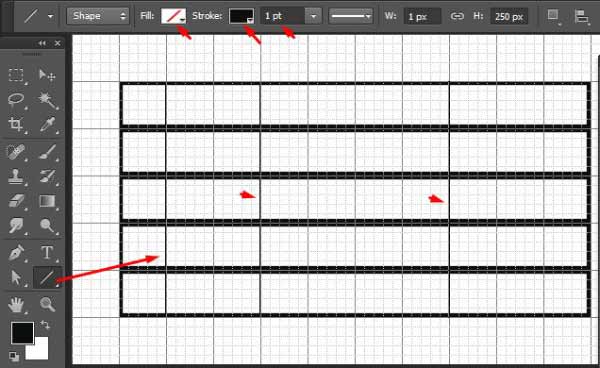 Cara Mudah Membuat Tabel Dengan Photoshop Grafis Media Cara Mudah Membuat Tabel Dengan Photoshop Grafis Media