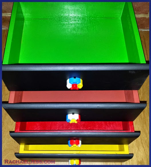 Craft: My up-cycled drawers using Lego