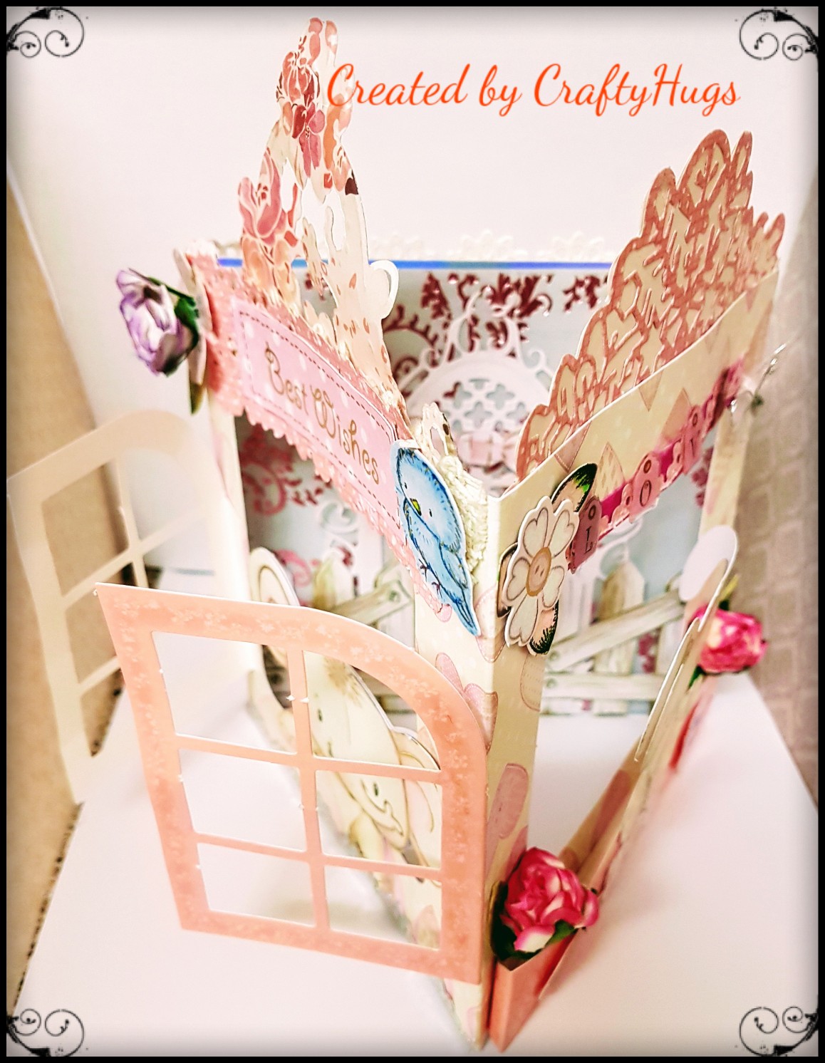 CraftyHugs Window Tent fold card
