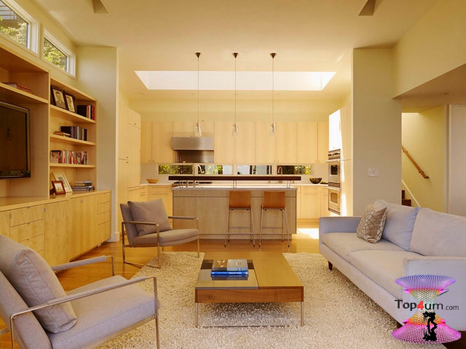 Планировка Кухни И Гостиной