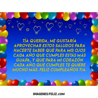 Feliz Cumpleaños Tia