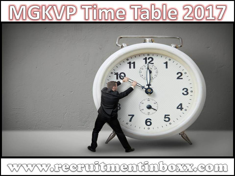 MGKVP Time Table