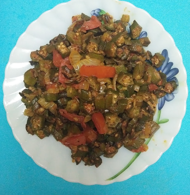 Sujatas Recipes Bhindi bhaji recipe / how to make Ladies finger recipe