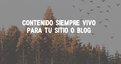 Qué Es El Contenido Evergreen O Siempre Vivo Para Tu Blog