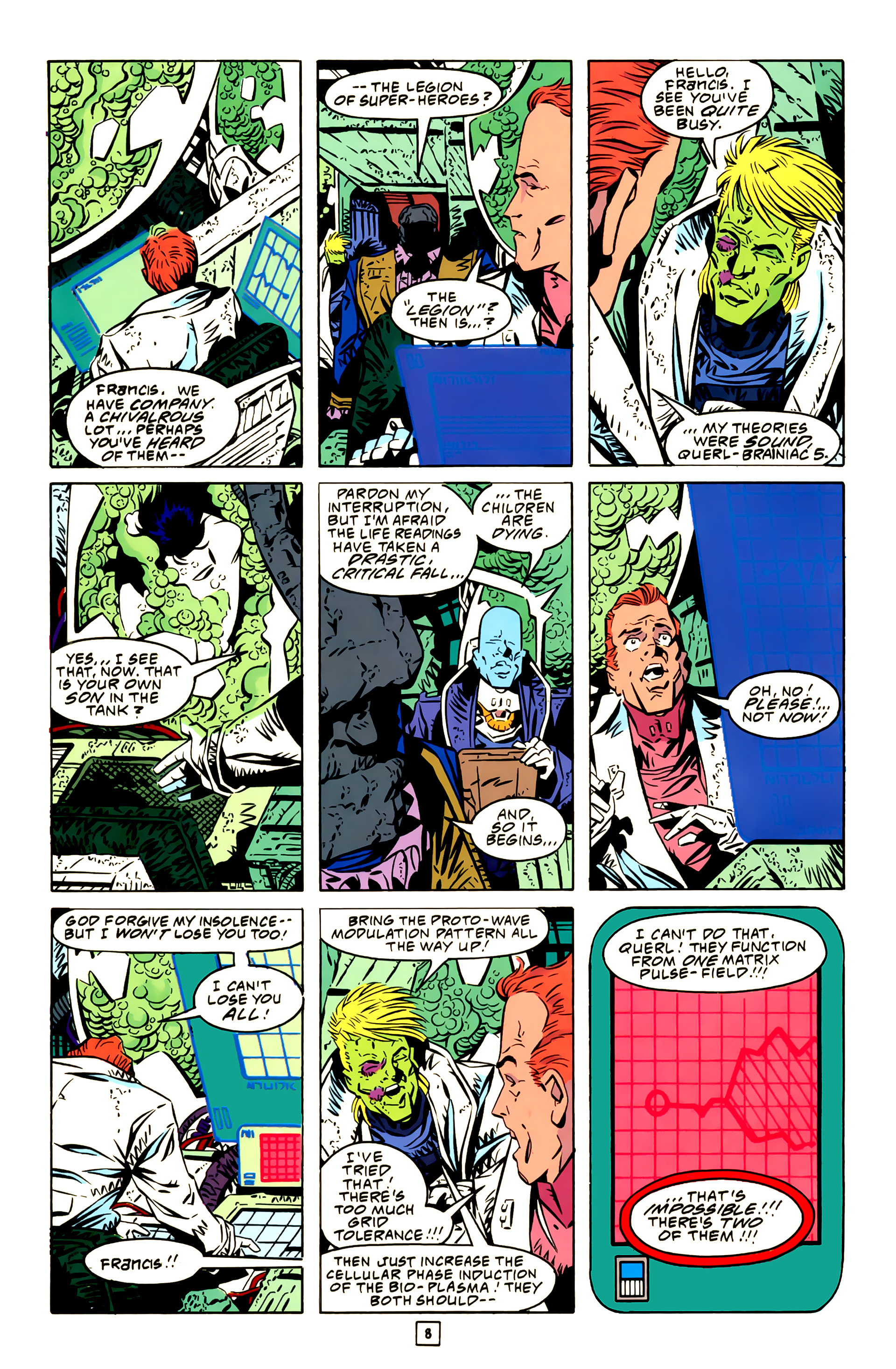 Legion of Super-Heroes (1989) 24 Page 8