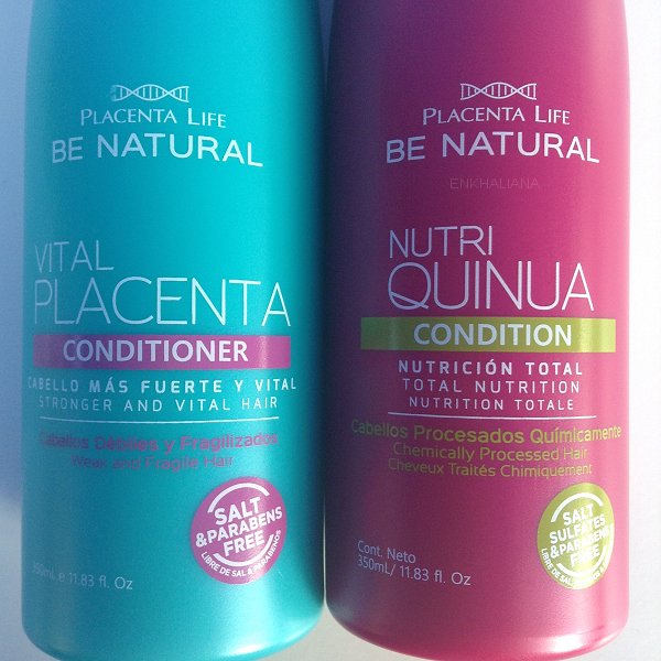 Be Natural Acondicionador Intensiva Nutri Quinua / Be Natural Acondicionador Vital Placenta