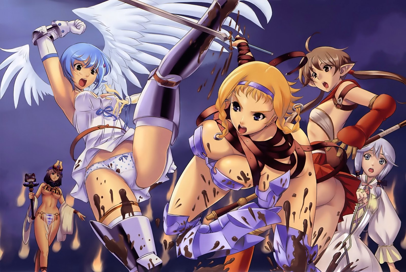 Queen's Blade adalah anime yang bercerita tentang suatu turnamen di se...