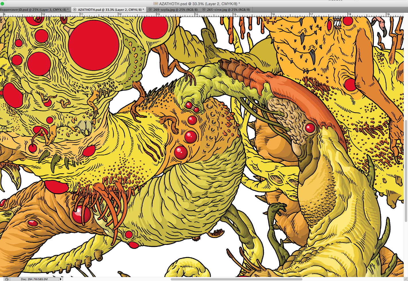 Azathoth progress part 12.