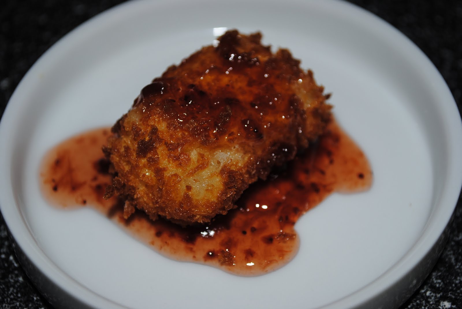 Per L'Amore Di Cibo Deep Fried Brie with Jam