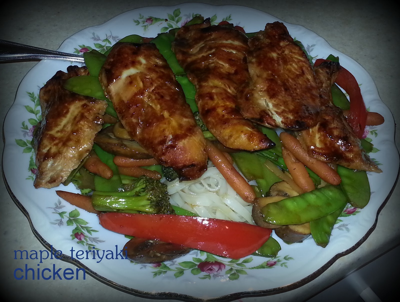 The Little Kitchen That Could Maple Teriyaki Glazed Chicken Stir Fry