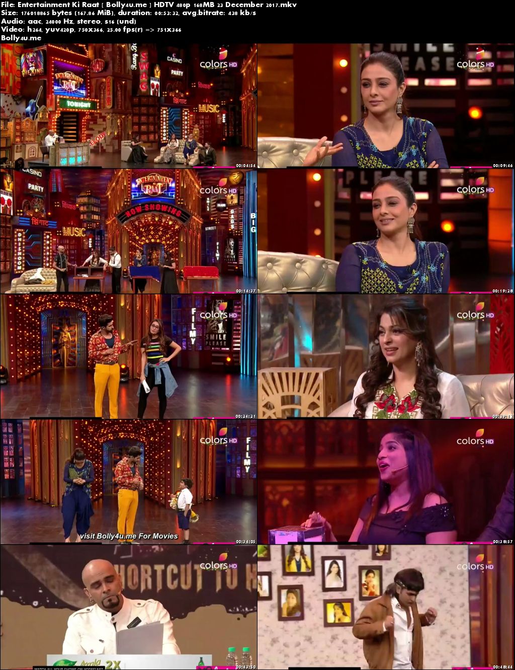 Entertainment Ki Raat HDTV 480p 170MB 23 Dec 2017 Download