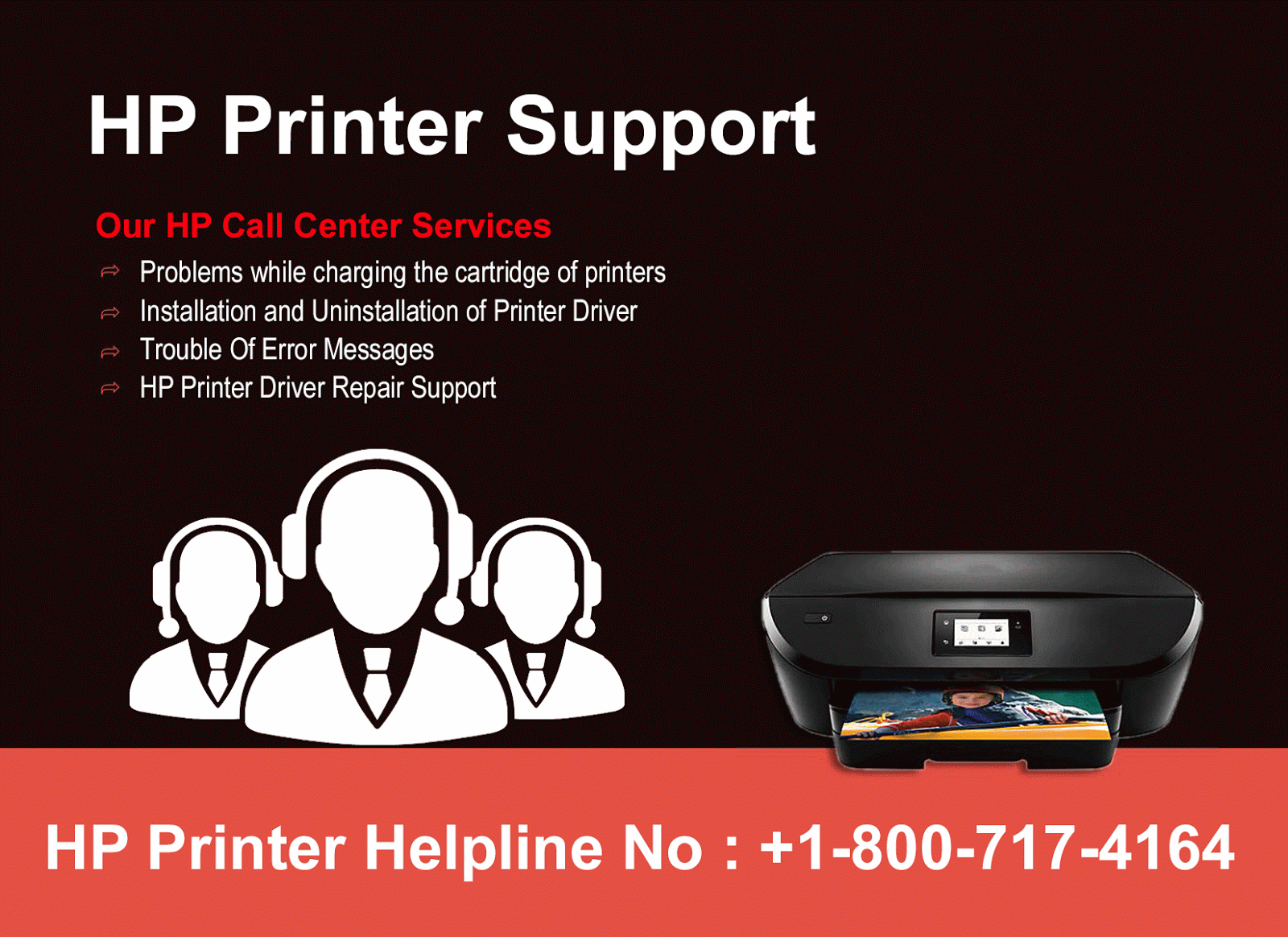 Hp printer tech support phone number 18007174164