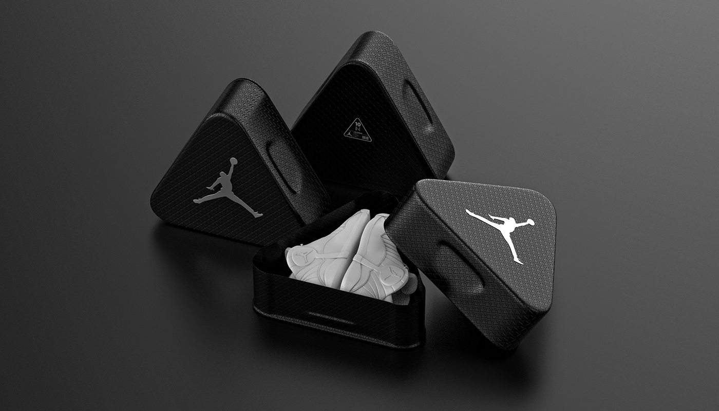 Air Jordan Triangle Aluminum Shoebox (Concept) Packaging Of The World