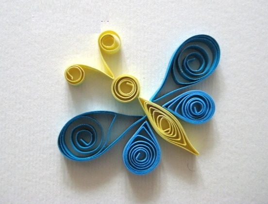 easy paper quilling butterfly for kids