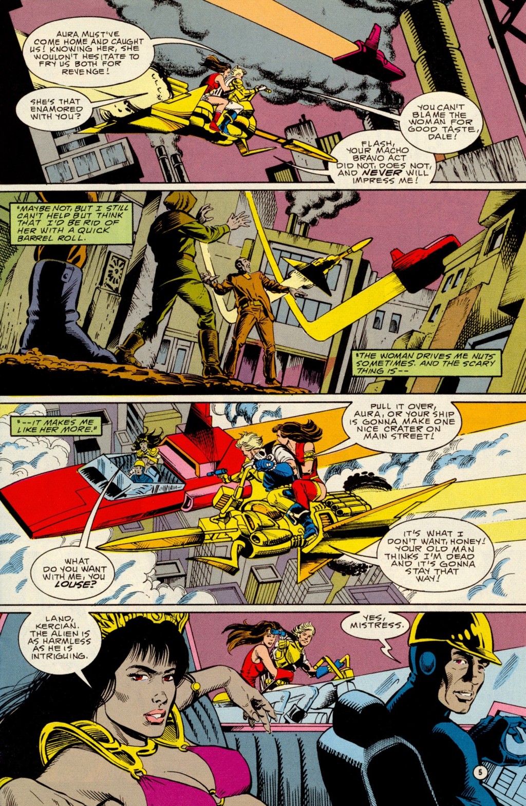 Read online Flash Gordon (1988) comic -  Issue #5 - 6