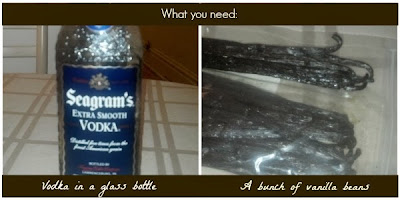 What you need to make vanilla extract