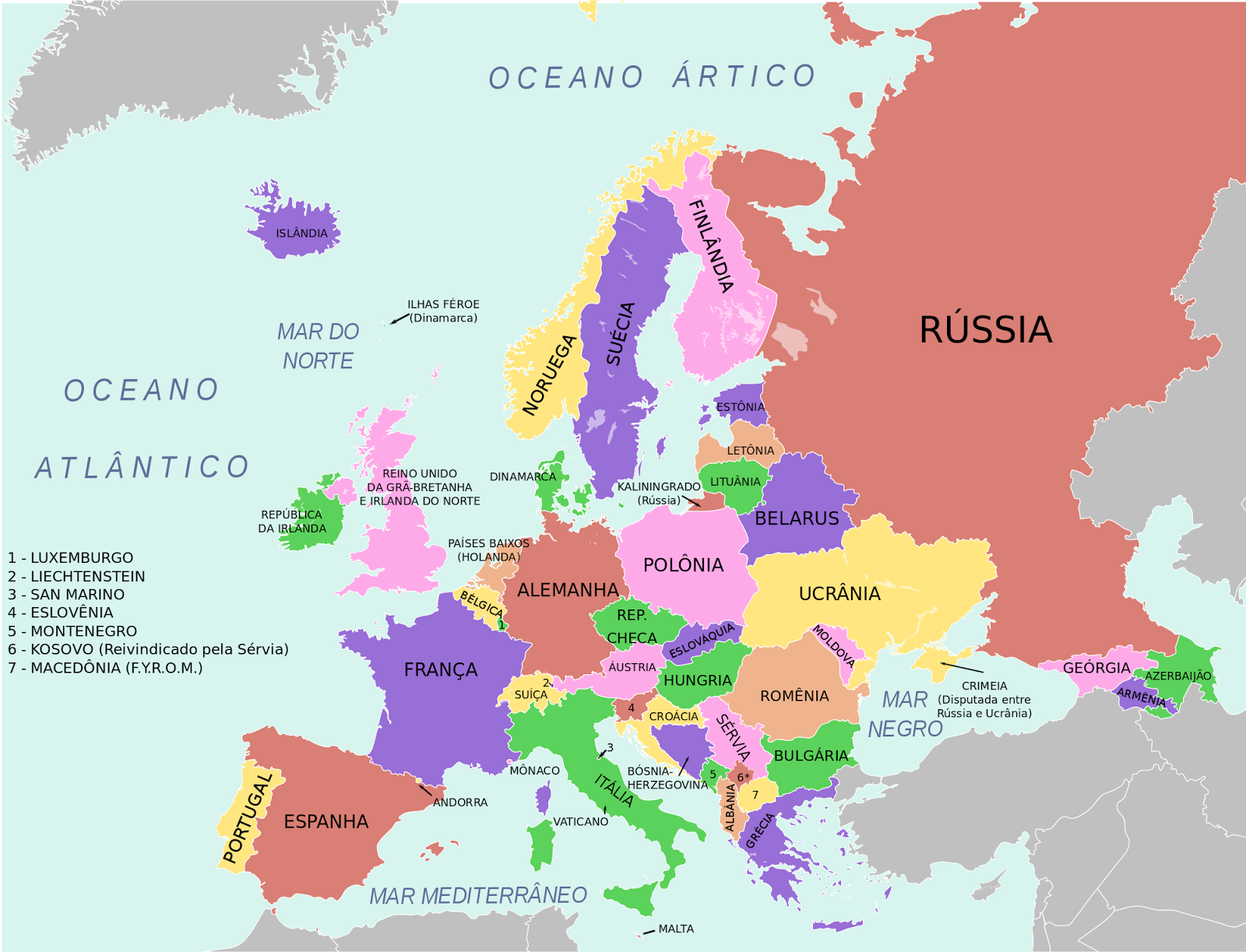 InformÁtica Educativa Na Escola Francisco Zilli Geografia Europa E PaÍses Europeus