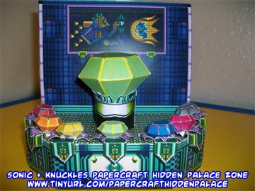 sonic - green hill zone papercraft 2, The green hill zone p…