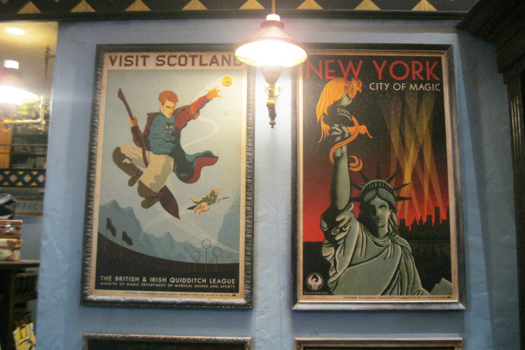 Wizarding World of Harry Potter travel posters