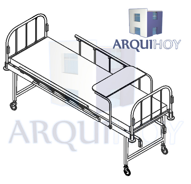 Familia Cama de Hospital / Family Bed of Hospital (RFA) ArquiHoyRevit