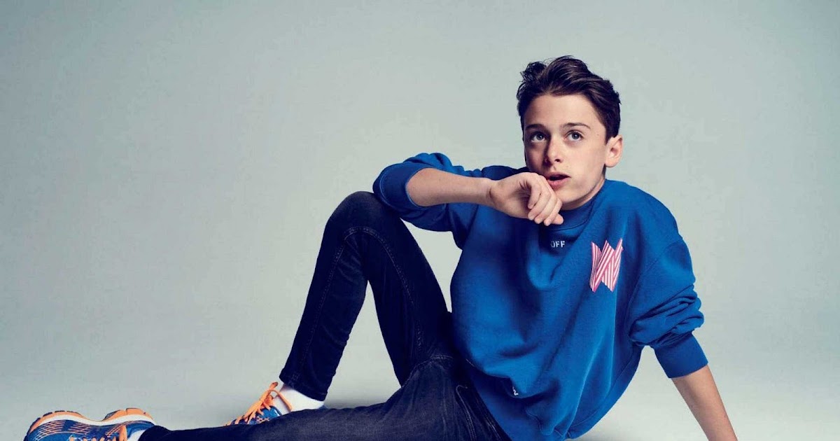 El pequeño gran noah schnapp para l'officiel hommes paris por eric ray El pequeño gran Noah Schnapp para L'Officiel Hommes Paris por Eric Ray