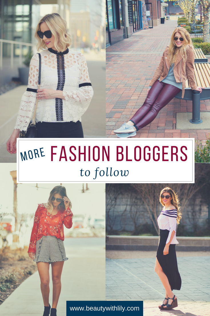 Fashion Bloggers To Follow | beautywithlily.com
