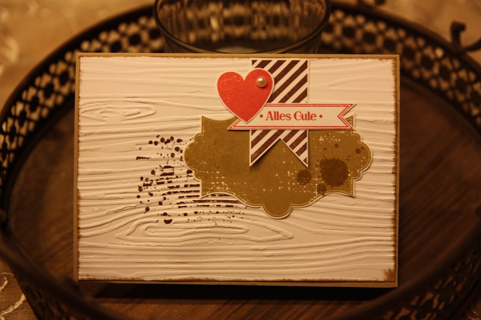 Stempeltrina: Eine Karte zur Hölzernen Hochzeit...