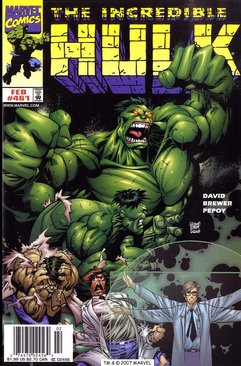 Read online The Incredible Hulk (1968) comic -  Issue #461 - 1
