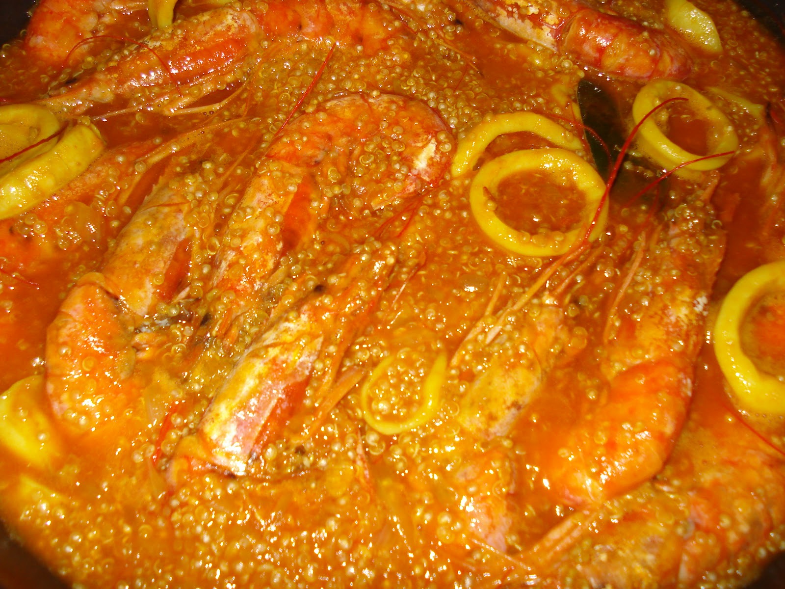 A COMER QUE YA ES HORA PAELLA DE MARISCO MONTIGNAC ( CON QUINOA )