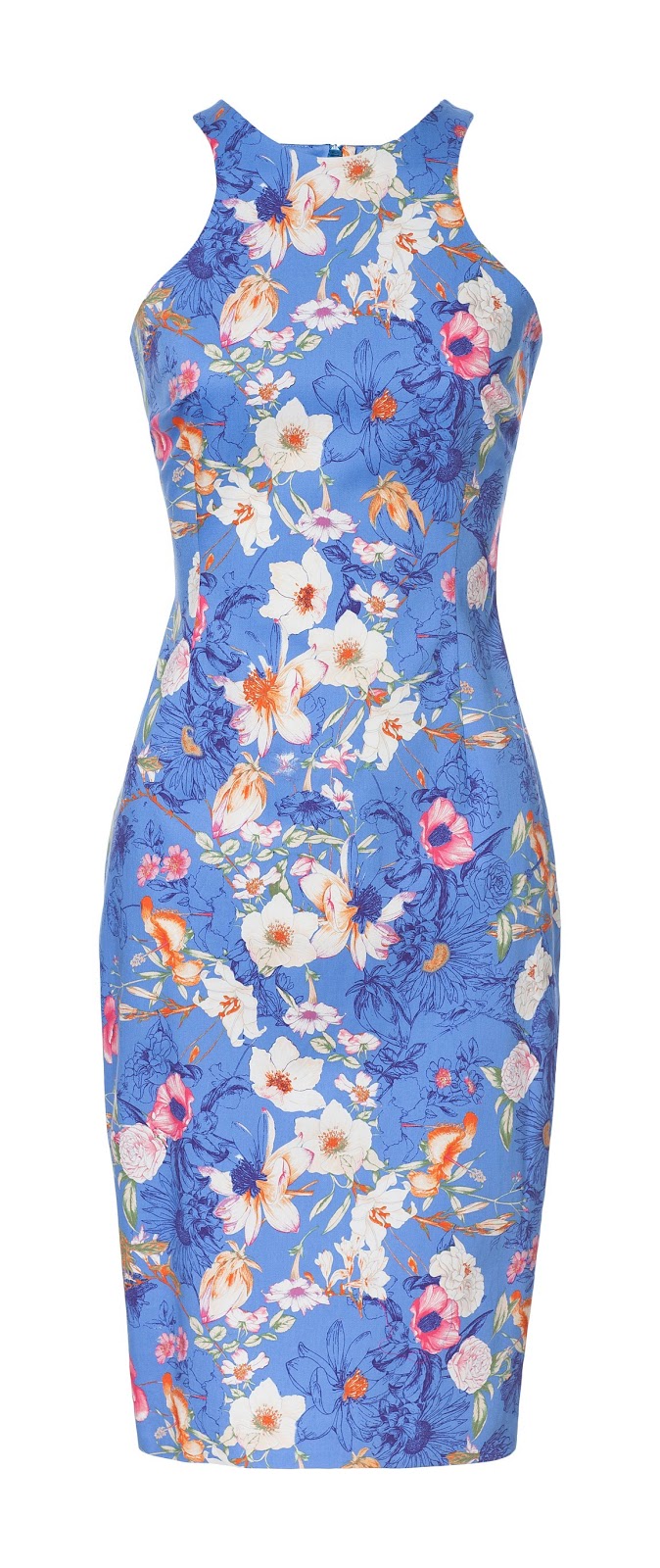 ZARA NEW COLLECTION 2013. DIVINE FLORAL PRINTED RACER DRESS. BLOGGERS ...