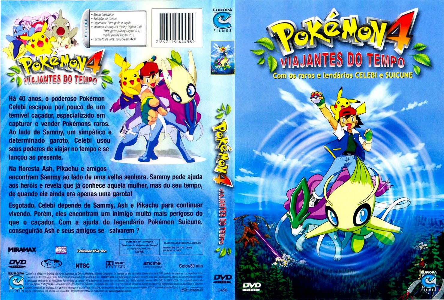 Pokémon 4ª Temporada Completa E Dublada Em Dvd