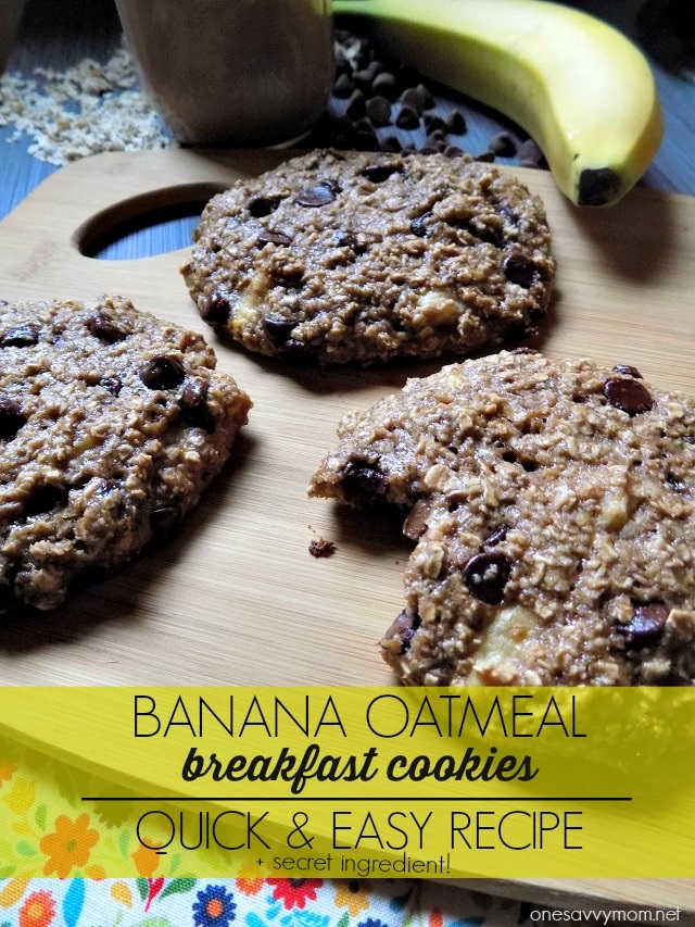 One Savvy Mom ™ NYC Area Mom Blog Banana Oatmeal Breakfast Cookies