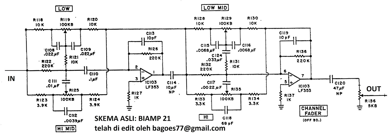 TONE CONTROL BIAMP21
