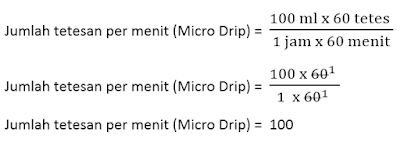 Cara Menghitung Tetesan Infus Mikro Dan Makro