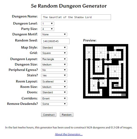 Master Of Dungeons Helpful Online Tools 5 Dungeon Edition