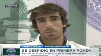 Pablo Cuevas habla sobre su temprana eliminación en Wimbledon 2016